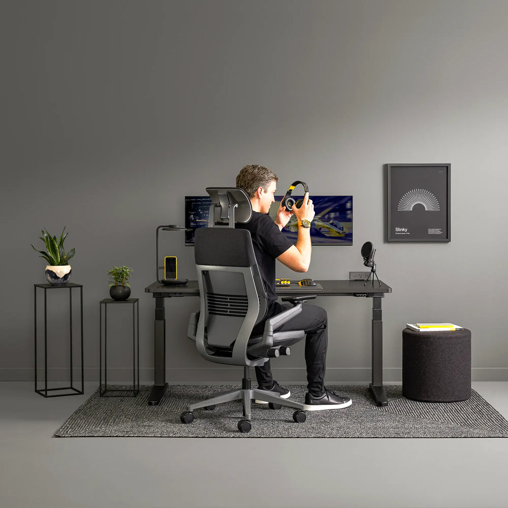 Siège Ergonomique Premium – Soutien Total & Accoudoirs 360°