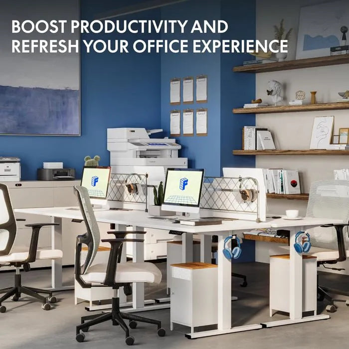 Bureau Électrique Assis-Debout Premium 120 cm – Réglable, Mémoire & Gestion des câbles