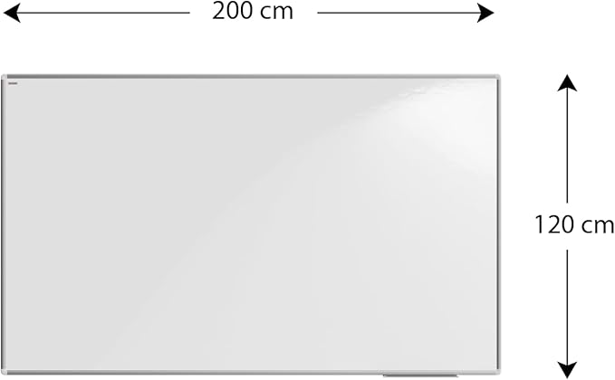 Tableau Blanc Mural XXL 120×200 cm + Kit (Marqueurs + Aimants + Effaceur)